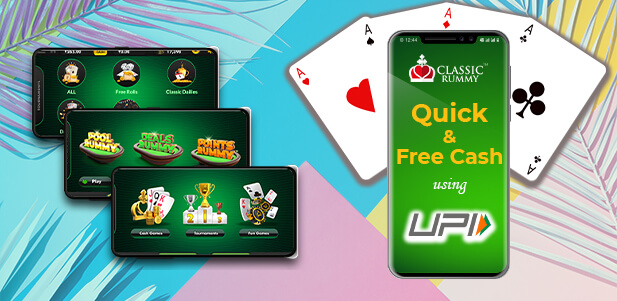 Classic Rummy Offers UPI Cashback Offers
