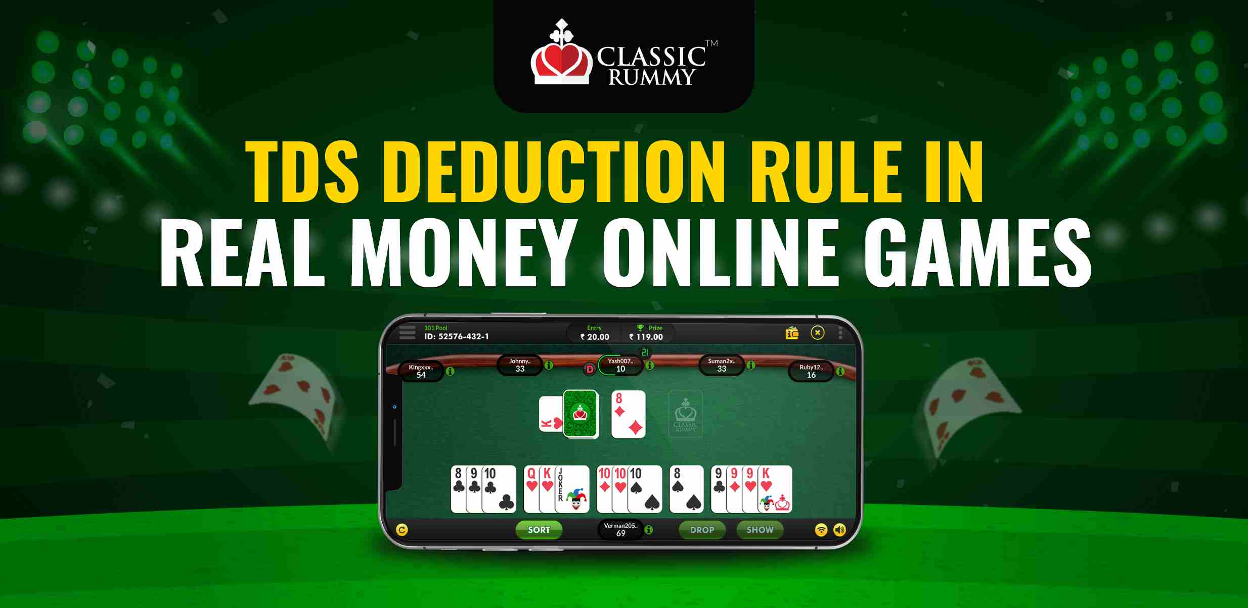 TDS Deduction Rule in Real Money Online Games